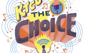 colorful illustration of the KTCU radio station logo